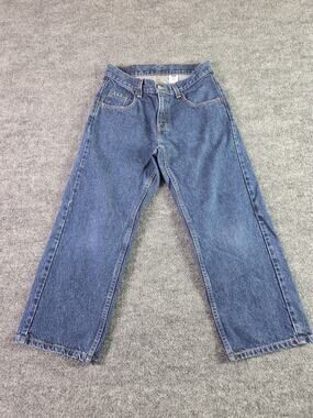 Vintage Levis 569 Jeans Boys Husky 29x25 Blue Relaxed Straight 100% Cotton Denim